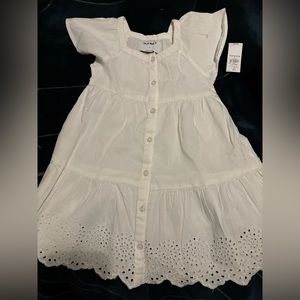 Old Navy NWT, White Eyelet Dress